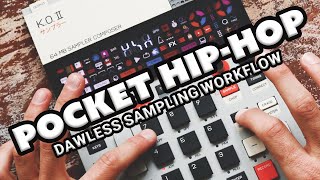 Pocket Operator EP133 KO2 Hip Hop  dawless sampling workflow amp building a bite sized beat [upl. by Atte707]