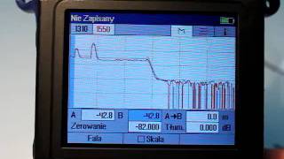 Noyes OFL280 FlexTester  Ekran reflektogramu [upl. by Zealand483]