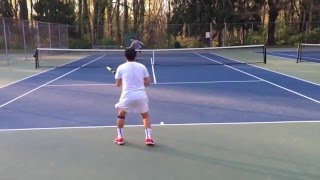 Babolat Pure Aero Tour Test 7 JaeLee tennis HD [upl. by Yssac]