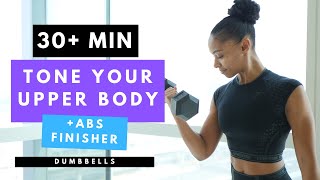 33 minute Upper Body amp Abs workout  Low impact HIIT [upl. by Markland]