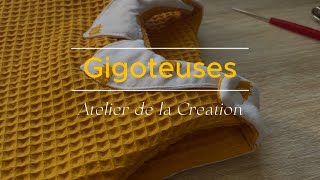 Je couds deux petites gigoteuses  couture bebe [upl. by Wilona]