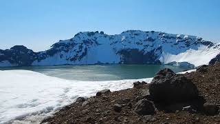 A Brief Look at the Final Approach to the Mount Katmai Caldera [upl. by Gradeigh345]