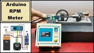 Arduino Tachometer RPM meter with IR sensor module [upl. by Atinahc430]