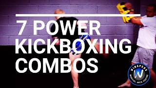 7 Power Kickboxing Combos [upl. by Fortuna]