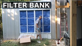 DIY Home Paint Booth Part 9  Intake Filter Bank [upl. by Lonyer]