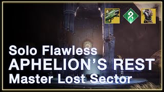 Master Aphelions Rest Lost Sector Under 2 minutes  Strand Hunter [upl. by Eanahs319]