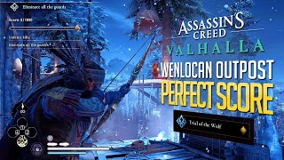 Trial of the Wolf PERFECT SCORE GOLD Wenlocan Outpost Mastery Challenge  AC Valhalla [upl. by Scammon891]