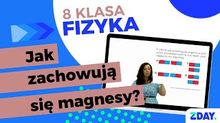 Jak zachowują się magnesy  Fizyka 8 klasa [upl. by Enytsirk]