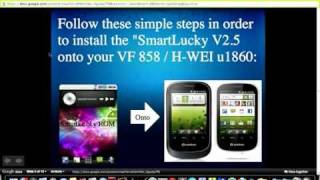 How to install SmartLucky ROM onto your Vodafone 858 [upl. by Ylicic104]