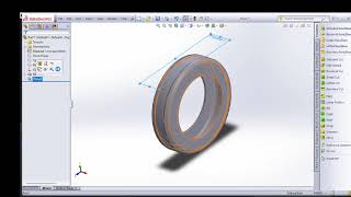 SOLIDWORK TUTORIALS IN KINYARWANDA HOW TO DESIGN A WHEEL TYRE BY Gratien [upl. by Ludvig720]