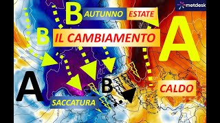 METEO  COMPARE DI NUOVO LA SVOLTA BRUTALE DOPO IL CALDO NUBIFRAGI E IMPULSI ARTICI PER SETTEMBRE [upl. by Eikcaj585]