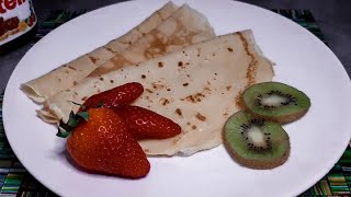 How to make Crepes  Easy Crepe Recipe [upl. by Aja563]