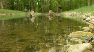 Man Made Trout Stream Opens [upl. by Sinnoda247]