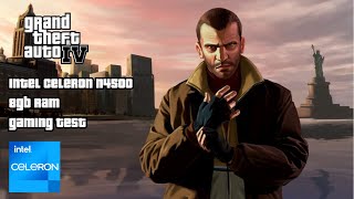 Grand Theft Auto IV Intel Celeron N4500 8gb ram gaming test [upl. by Nysa140]