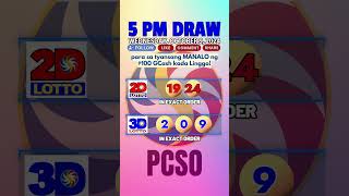 Lotto Result Today 5PM October 9 2024 Youtube Shorts [upl. by Iadrahc]