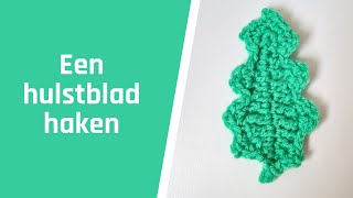 Een hulstblad haken [upl. by Eiloj]