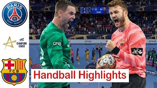 Paris SaintGermain HB Vs Barca handball Highlights Quarter finals EHF Champions League 2024 [upl. by Auahsoj]