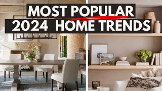 The MOST POPULAR Home Trends for 2024 You will LOVE THESE [upl. by Aehsal798]