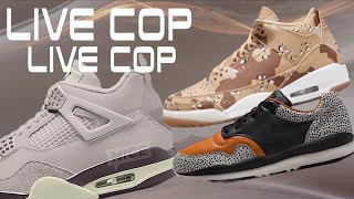 LIVE COP SNKRS APP DROPS amp YEEZY UNBOXING [upl. by Vikky]