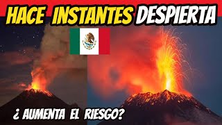 🔴 EXPLOSION Y ERUPCION DEL VOLCAN POPOCATEPETL Estremece a Puebla México EN VIVO DE LA ERUPCION [upl. by Lansing]