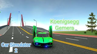 Koenigsegg Gemera Full Modification  Car Simulator 2 [upl. by Kavita]