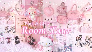 🎀 MY PINK  GIRLY ROOM TOUR ♡ gyaru kawaii pinterest inspired ‪‪room [upl. by Vasquez]