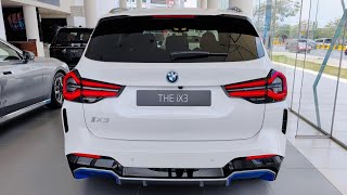 First Look  2023 BMW iX3 M Sport  Electric SUV  White Color [upl. by Bruyn]