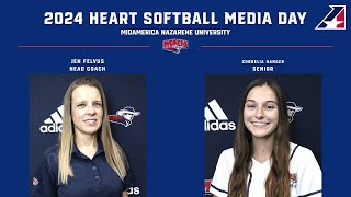 2024 MidAmerica Nazarene University Heart Softball Media Day [upl. by Dlanigger]