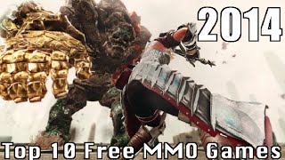 Top 10 Best Free to Play MMORPG Game 2014 for Pc  free online [upl. by Nojid]