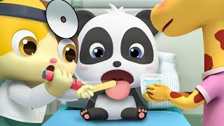 Bayi Panda Kiki Masuk Rumah Sakit  Kartun Anak  Kartun Lucu  BabyBus Bahasa Indonesia [upl. by Anivid867]