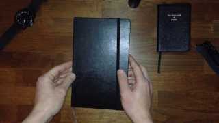 Moleskine Ruled Notebook Large Size Hardcover Review [upl. by Buchbinder]