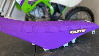 What Its Actually Like To Install Your Dirt Bike Seat Cover  The Way GUTS Racing does it [upl. by Esilegna]