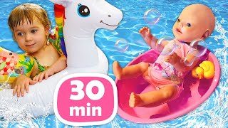 🏖️ ¡De vacaciones con la pequeña Bianca y sus juguetes Videos de bebés para niños [upl. by Rose95]