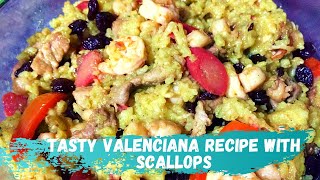 How to cook Best Valenciana with Scallops  Ilonggo Style Valenciana Recipe  Nory Jhane Rapo [upl. by Yraunaj]