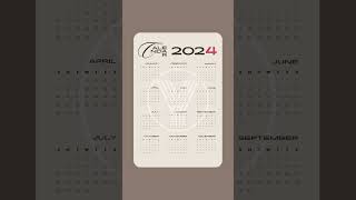 2024 Calendar  Download Free [upl. by Bron692]