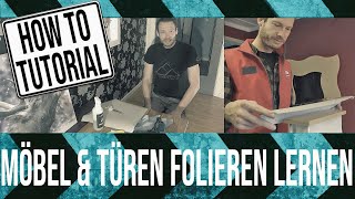 Tutorial Richtig Folieren lernen mit Möbelfolien SchrittfürSchrittAnleitung [upl. by Mollie8]