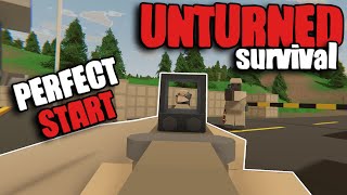 MY PERFECT START IN UNTURNED SURVIVAL IN 2024 Unturned Survival [upl. by Jorgensen325]