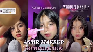 Asmr doing your makeup compilation 💄 [upl. by Adnoral]