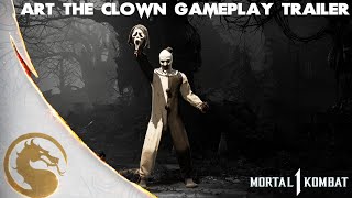 Mortal Kombat 1  Art the Clown Gameplay Trailer [upl. by Analat]