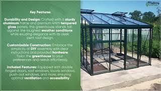 Unveiling the Exaco Janssens Modern M36 Sloping Roof Greenhouse – Elevate Your Gardening Game [upl. by Otanutrof]