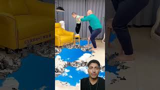 Ground Falling 🤯 3D Special Effect 😍 3D Animation funny prank vfx shorts [upl. by Nadia]