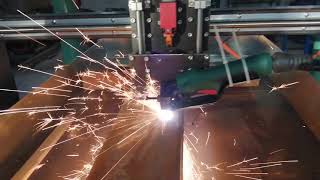 Ploter CNC i PARKSIDE Przecinarka plazmowa PPS 40 Lidl Plasma cutter Diy Homemade [upl. by Timmy]