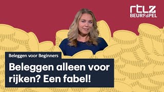 Beleggen voor Beginners Afl4 Rijk zijn om te beleggen Beursspel2021 [upl. by Berghoff556]