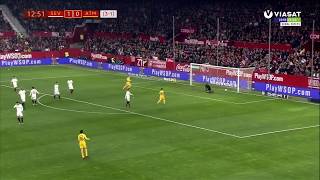 Antoine Griezmann Goal vs Sevilla  Copa Del Rey  23012018 [upl. by Lyrem]