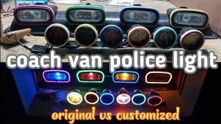 coach van police lightTop bar police lightbus police light [upl. by Aisat]