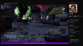 Destiny 2 PlayStation 4 Warlock Gameplay from beginning to end [upl. by Derej]