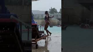 Fun in the rain at Breathless Montego Bay Jamaica [upl. by Yesak]