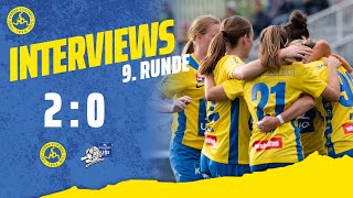 ADMIRAL Frauen Bundesliga I 9 Runde – Interviews I First Vienna FC 1894 – SPG KleinmünchenBW Linz [upl. by Januisz]