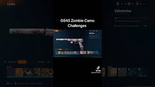 GS45 Zombie Camo Challenges blackops6 callofduty [upl. by Rafaj]