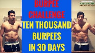 BURPEE CHALLENGE BEFORE AND AFTER [upl. by Goldston]